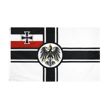 FLAGDOM 3x5Fts 90X150cm Imperiul German DK Reich Drapelul de Război