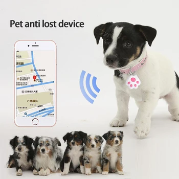 1 buc Portabil Mini GPS Tracker Pentru Câine Pisică Animale de companie de Alarmă Anti-pierdut Tag-ul Wireless Câine Pisică Copil Geanta Portofel Key Finder Accesorii