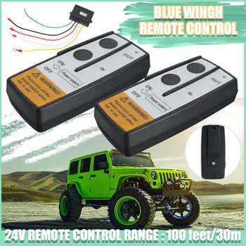 1 Set 30m/100ft Digital Troliu Releul electromagnetic Contactorul Telecomanda Wireless Kit Universal pentru Jeep-ATV SUV 24V