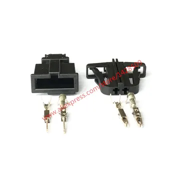 1 Set kit 2 pini de înmatriculare lampă de ușa de la mașină conector Portbagaj lumini Claxon Senzor Plug pentru VW Audi Skoda 3B0972712 3B0972702