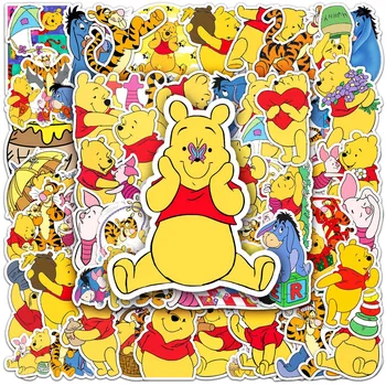 10/30/50pcs Disney Drăguț Winnie the Pooh Desene animate Autocolante, Decalcomanii de Jucărie pentru Copii de Jurnal Album Laptop Telefon de Bagaje Graffiti Autocolant