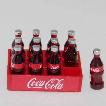 12pcs Mini-Cola Model Băuturi casă de Păpuși, Miniaturi 1:12 Păpuși Jucărie Mini Decoratiuni Cadouri DIY Păpuși Accesorii Kit