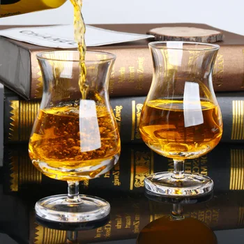 150-200ml Clasice Europene Cristal de Sticlă de Whisky Tulip Bar de Degustare Parfum cu Miros Ceașcă Vin Roșu Coniac Mic Pocal