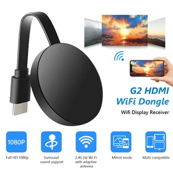 2.4 G 4K Wireless Dongle TV Stick compatibil HDMI 1080P Dongle-Receptor Miracast Compatibil pentru iOS/Android WIFI Display 