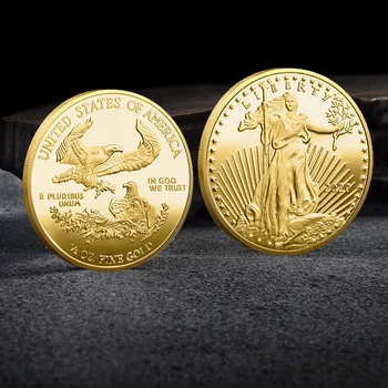 2020/2021 America Statuia Libertății Comemorative Colecție de Monede de Un Dolar de Suveniruri Acasă Decorare Meserii Desktop Ornament