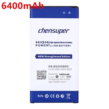 2020 nou 6400mAh EB-BG900BBC Baterie Pentru Baterie Samsung S5 i9600 i9602 i9605 G900F G900T G9008 G9009D G9006W G900 S 5 Baterie