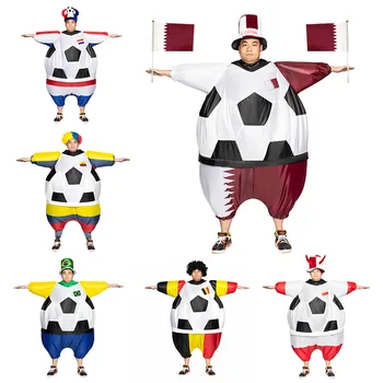 2022 Steagul Țării Culori De Fotbal Produse De Fani Bărbați Adulți Femei Gonflabile Costume Cosplay Jersey Transport Gratuit