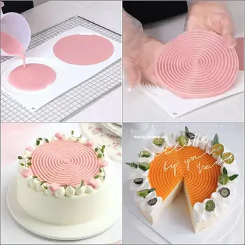 3D Respingător Țânțar Tămâie Forma de Silicon Mucegai Tort Mousse de Ciocolata Spirală Bakeware Desert franceză de Artă Tava de Copt Instrumente