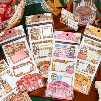 4packs/LOT qiqi gourmet serie drăguț minunat creative de decorare DIY hârtie autocolante