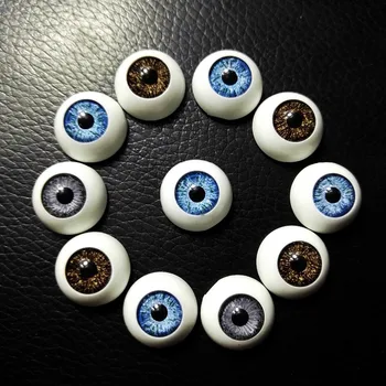 60pcs 16*16mm BJD păpuși ochii de Plastic de Ochi de Înaltă Calitate accesorii papusa BJD Jucarii Accesorii Jumătate Ochii rotunzi en-Gros