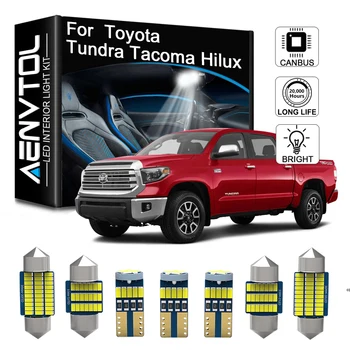 AENVTOL Canbus LED-uri Lumina de Interior Pentru Toyota Tundra Tacoma Hilux LED-uri de Interior Dome Hartă Lumina Lămpii numărului de Înmatriculare Kit (1995-2021)