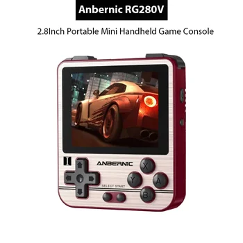 Anbernic RG280V Portabil Mini Handheld Consola de jocuri 2.8 Inch IPS Ecran Vibratoare Open Source Simulater Console de jocuri Gratuite de Caz