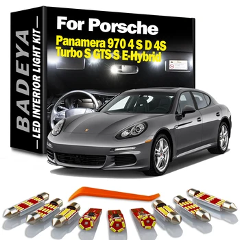 BADEYA 17Pcs Canbus LED-uri Auto de Interior Hartă Cupola de Lumina Portbagaj Kit Pentru Porsche Panamera 970 4 S D 4S Turbo S, GTS S E-Hybrid perioada 2009-2016