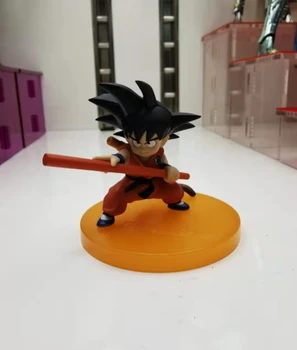 BANDAI Dragon Ball Figura de Acțiune Reală Unifive Super Mobile Stick Goku Rare Out-of-print Model Decor Jucărie