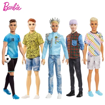 Barbie Originale Păpuși Printul Ken Prietenul Băiat Costum de Surf Dentist Jucător de Fotbal Cuplu Papusa Accesorii Jucarii Cadou de Ziua 30cm