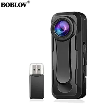 BOBLOV W1 Mini Camera Full HD 1080P Portabil Camara de Poliție Video Recorder Cam Corp Motocicleta Mișcare bodycamera mini kamera