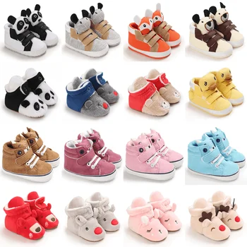 Copii Băieți Fete Pantofi De Prima Pietoni Non-Alunecare De Copii Pantofi Pentru Copii Drăguț Animale Desene Animate Copil Nou-Născut Copilul Pantofi Cu Talpă Moale Crib Pantofi