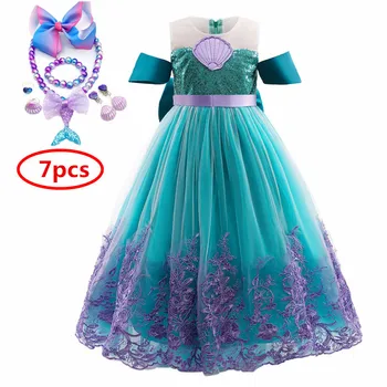 Copii Princess Rochii Pentru Fete Cosplay Costum Fete Elegante Banchet Seara Fetele Cu Florile De Nunta Rochie De Petrecere Rochie Copii