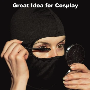 Cosplay Negru Masca Pentru Adulti Barbati/Femei Halloween Cosplay Anime Costum Masca Petrecere Costum De Carnaval Cadou 100% Poliester