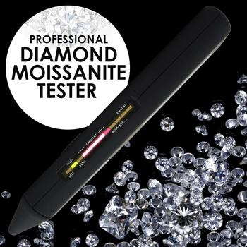 Diamant Moisanite Tester Piatră prețioasă 2pt Bijuterie de Piatră Combo Gem Test de Bijuterii de Identificare Instrument de Echipamente