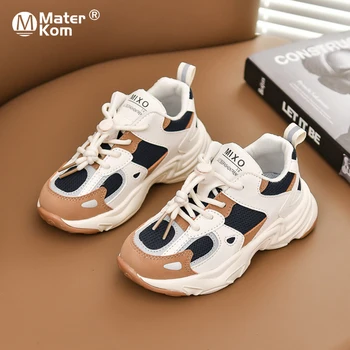 Dimensiunea 21-36 Copii Pantofi Casual Respirabil ochiurilor de Plasă Adidasi Pentru Copii Băieți Fete Non-Alunecare Băiat Pantofi Sport Fund Moale Student tenis