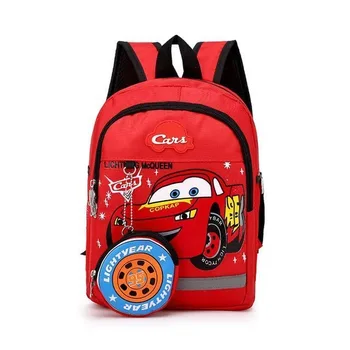 Disney băieți masina de Desene animate geanta gradinita baietel de siguranță rucsac elevii de școală primară 2-5 ani