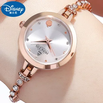 Disney Originale Femei Alb Și Cei Șapte Pitici Elegant Zirconiu Diamante De Moda Cuarț Ceas De Mână Tânără Fată Rochie Ceas