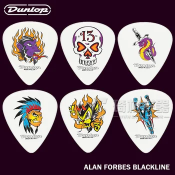 Dunlop Alan Forbes Blackline Chitara 6 Ponturi Set 3 Calibre Diferite