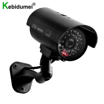 Falsa Dummy Camera Piscină Interioară Securitate CCTV Camera de Supraveghere Bullet rezistent la apa Intermitent LED Roșu