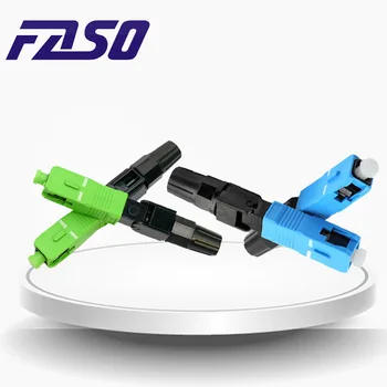 FASO Pre-încorporat FTTH SCAPC Single-Mode Fibra Optică SCUPC Rapid Conector Adaptor de Fibra Optica Fibra Optica Conector Rapid