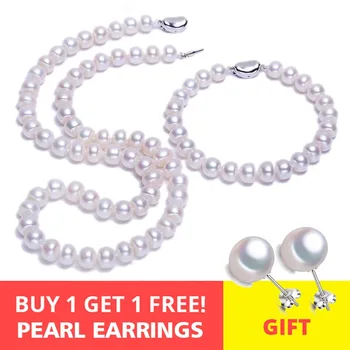 FENASY S925 Argint Naturale de apă Dulce Pearl Colier Pentru Femei Bijuterii Perla Declarație de Epocă Stele Colier Boho