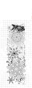 Flori Transparente Clar Timbre pentru DIY Scrapbooking/Carte de a Face Distractiv de Decorare Consumabile A0143