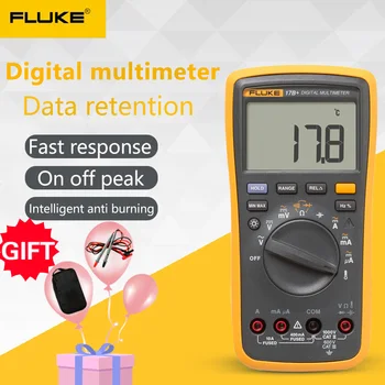 FLUKE 15B+ 17B+multimetru Digital AC/DC Tensiune de Curent Capacitate Ohm Temperatura tester Automată/Manuală a domeniului de Măsurare