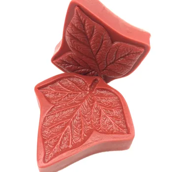Frunze Presate Zahăr Relief Mucegai Silicon Ciocolata Fondant Decorare Tort de Copt Instrument DIY E572