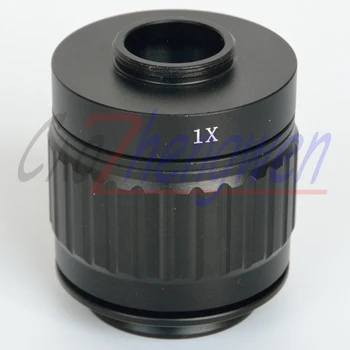 FYSCOPE 1X Adaptor Obiectiv 38mm C-Mount Adaptor Microscop Stereo Trinocular Tub De aparat de Fotografiat Digital Concentrându-se