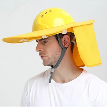 Hard Hat Visor Vara Respirabil Multi-scop, cu boruri Largi Pălărie Plină Parasolar Visor Construcție Anti-UV de protecție Solară