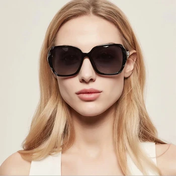 HKNA 2022 Epocă ochelari de Soare pentru Femei Brand de Lux Ochelari Femei Supradimensionat Ochelari de vedere Femei Designer Oglindă Oculos De Sol UV400