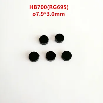 Hot7.9*3.0 Mm Filtru Lentila Neagră Sticlă Optică Hb700 Rg695 Față De Cut-Off Infraroșu De Înaltă De Transmisie