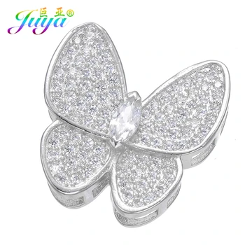 Juya DIY Perle Componente de Bijuterii Fluture Decorativ Conector Pandantive Pentru Femei Perle Brățară Colier Bijuterii de Luare