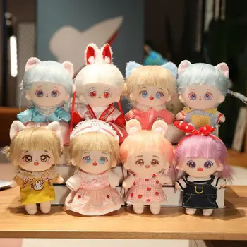 Kawaii IDol Papusa Cu Haine Anime Pluș, Păpuși Stele Umplute Personalizare Figura Jucării Bumbac Baby Doll Fanii Colecție Cadou