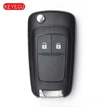Keyecu Netăiate la Distanță Cheie Fob 2/3 Butonul 433Mhz/315MHz ID46 pentru Opel Vauxhall Insignia Astra 2009-2014 HU100