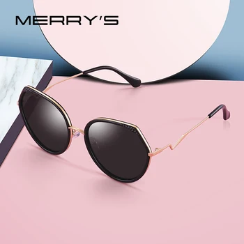 MERRYS DESIGN de Femei de Moda Ochi de Pisică Polarizat ochelari de Soare Doamnelor de Epocă Trend ochelari de Soare UV400 Protecție S6312