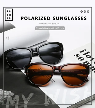 Moda ochelari de Soare Polarizat Femei Barbati Brand de Lux de Designer de Epocă de Conducere Ochelari de Soare de sex Masculin Ochelari de protectie UV400 Oculos de sol