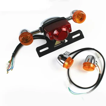 Motocicleta electrica Accesorii Scuter de Direcție Față de Direcție Lampa Lampa spate Lumini si se Transforma In