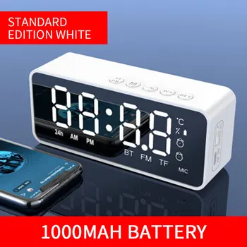 Muzica de Alarmă Ceas LED Digital Ceas Alarme Afișare a Temperaturii Bluetooth-Compatibil V5.0 Difuzor Suport TF Card