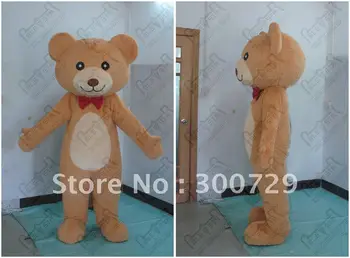New Adult cel Mai bun de Vânzare caracter Minunat Ursul de Desene animate de Animale Mascota Costum de Crăciun Rochie Fancy Mascota Costum de Halloween
