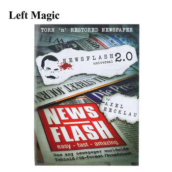 News Flash 2.0 (Universal) Etapa Clasică Iluzii Aproape Magician Distractiv Mentalism Profeția Trucuri De Magie Truc Elemente De Recuzită