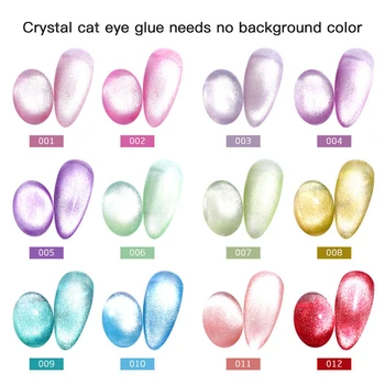 Ochi de pisica Serie de Gel lac de Unghii Magnetic Unghii Gel Clipește Top Coat 8 ML Lac de Unghii Manichiura Gel Lak Lacuri de Unghii TSLM2