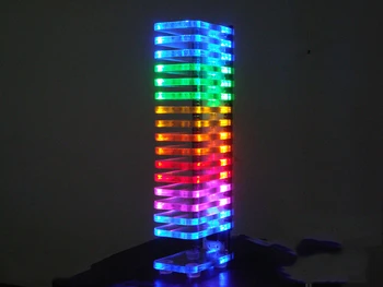 P Nivelul de LED-uri de Afișare KS16 Muzica Spectru DIY Kituri VU Turn Fantasy Crystal Sound Coloana Electronice DIY kituri de 1 buc