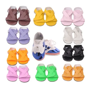 Papusa Pantofi Sandale Cizme Sandale De 18 Inch American de 43 Cm Papusa Baby New Born Papusa Accesorii Generația Noastră Fată